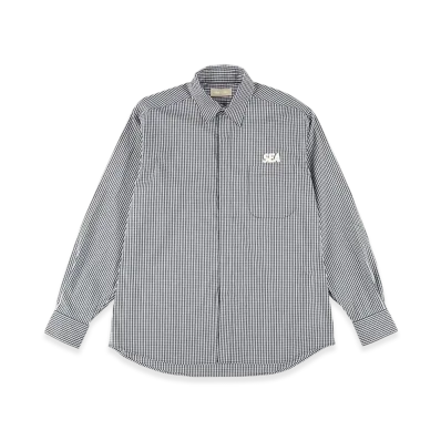 WIND AND SEA Cozy Gingham Check Shirt "Blue"