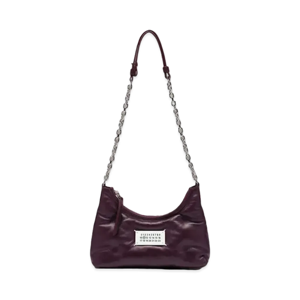 Maison Margiela Glam Slam Hobo Micro "Merlot"