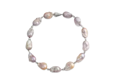 Bottega Veneta Pearl Necklace "Natural Pink"