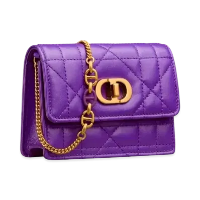 Dior Miss Caro Micro Bag Macro Cannage Lambskin "Purple"