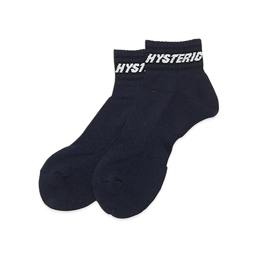 HYSTERIC GLAMOUR Logo Cordura Socks "Navy"