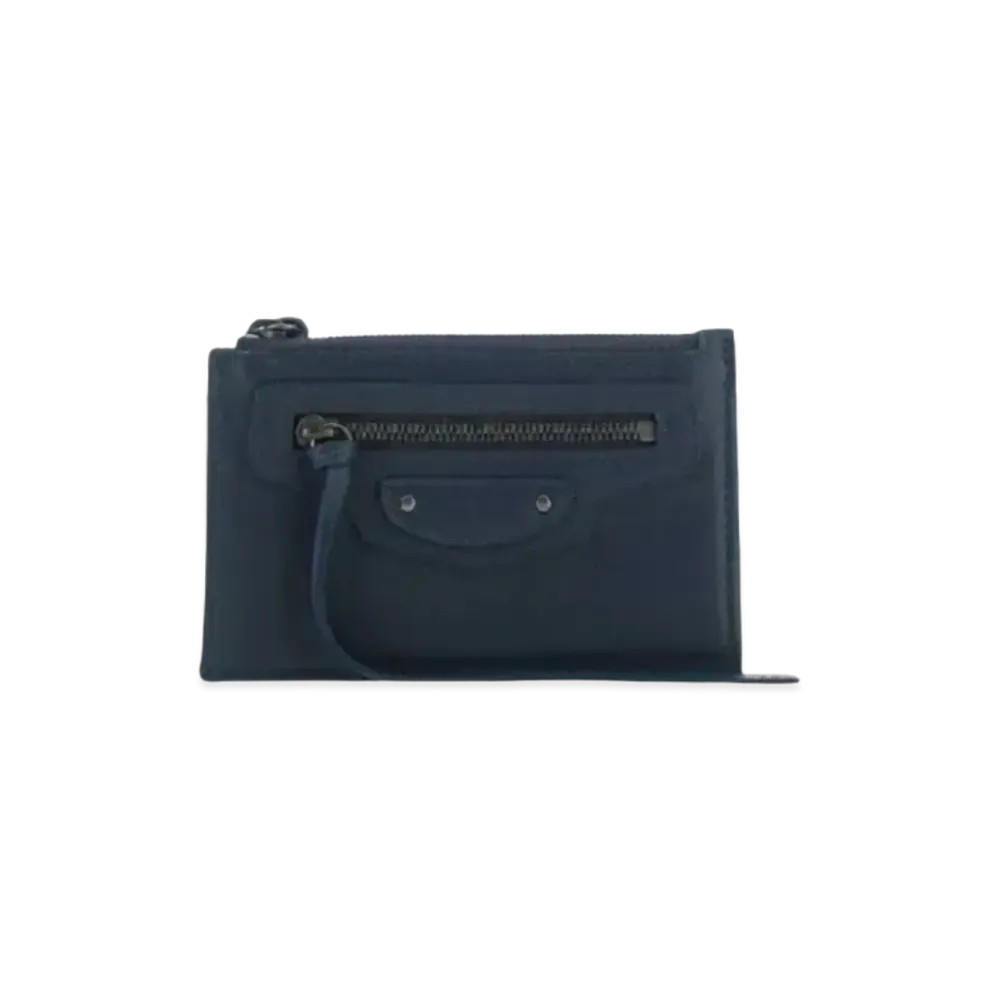 BALENCIAGA Calfskin Wallet "Navy"
