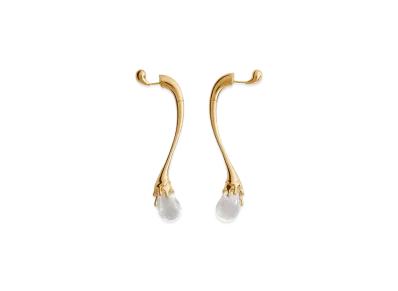 Bottega Veneta Drop Earrings "Rock Crystal Quartz"