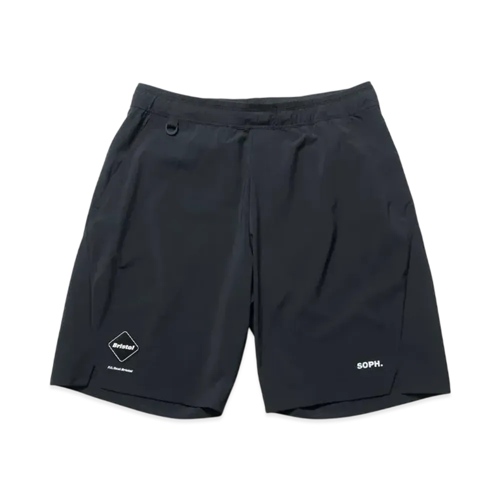 F.C.Real Bristol Cordura Stretch Team Track Shorts "Black"