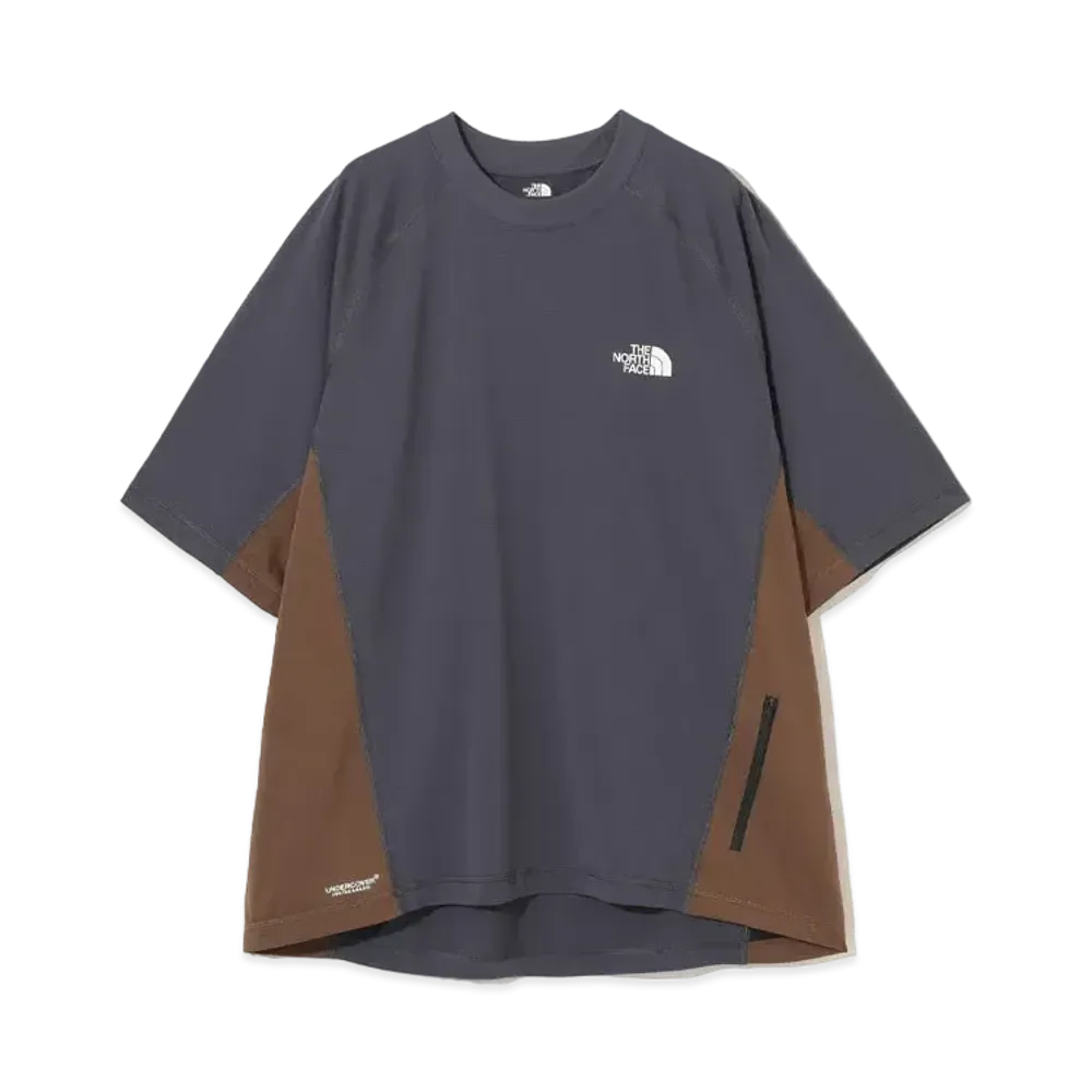 UNDERCOVER x THE NORTH FACE SOUKUU SEASON 2 Trail Run Short Sleeve Tee "Periscope Gray/Dark Earth Brown"