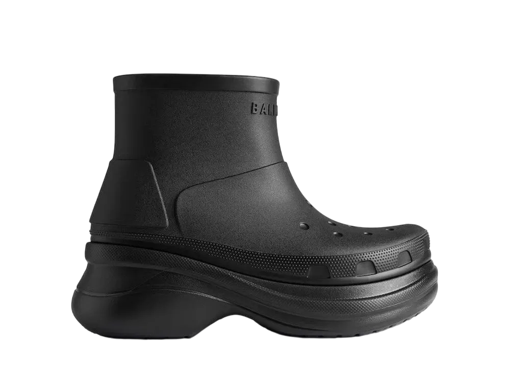 BALENCIAGA Women's Crocs Bootie "Black"