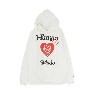 HUMAN MADE x Girls Don't Cry Pizza Hoodie "White"