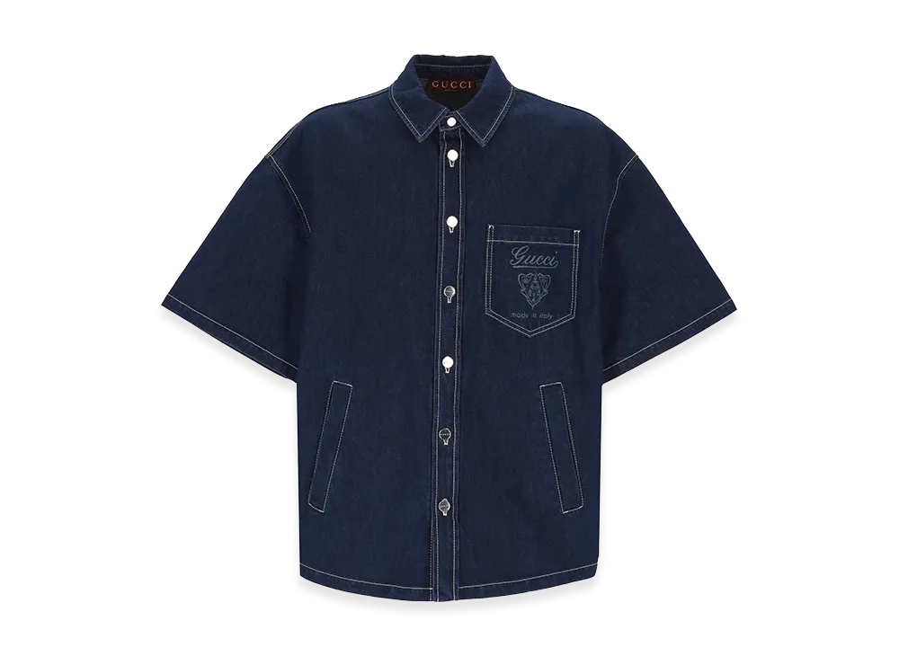 GUCCI Denim Shirt "Blue"