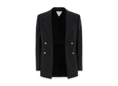 Bottega Veneta Women's Twill Blazer "Charcoal"