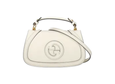 GUCCI Women's Leather Gucci Blondie Handbag "White"