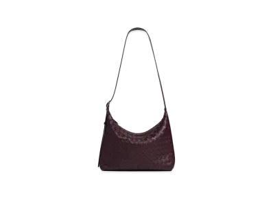 Bottega Veneta Small Traveller "Dark Barolo"