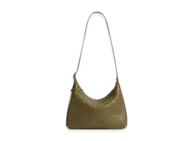 Bottega Veneta Small Traveler "Algae"