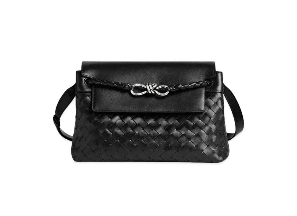 Bottega Veneta Small Andiamo Messenger "Black"