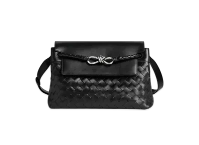 Bottega Veneta Small Andiamo Messenger "Black"