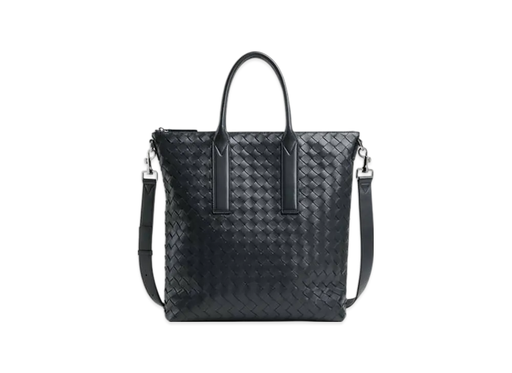 Bottega Veneta Intrecciato Zipped North-South Tote "Ardoise"