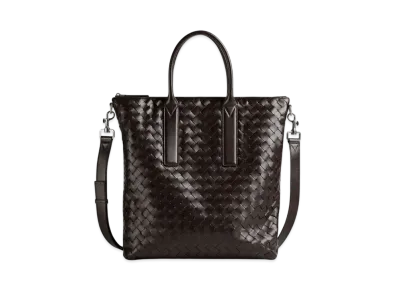 Bottega Veneta Intrecciato Zipped North-South Tote "Fondant"