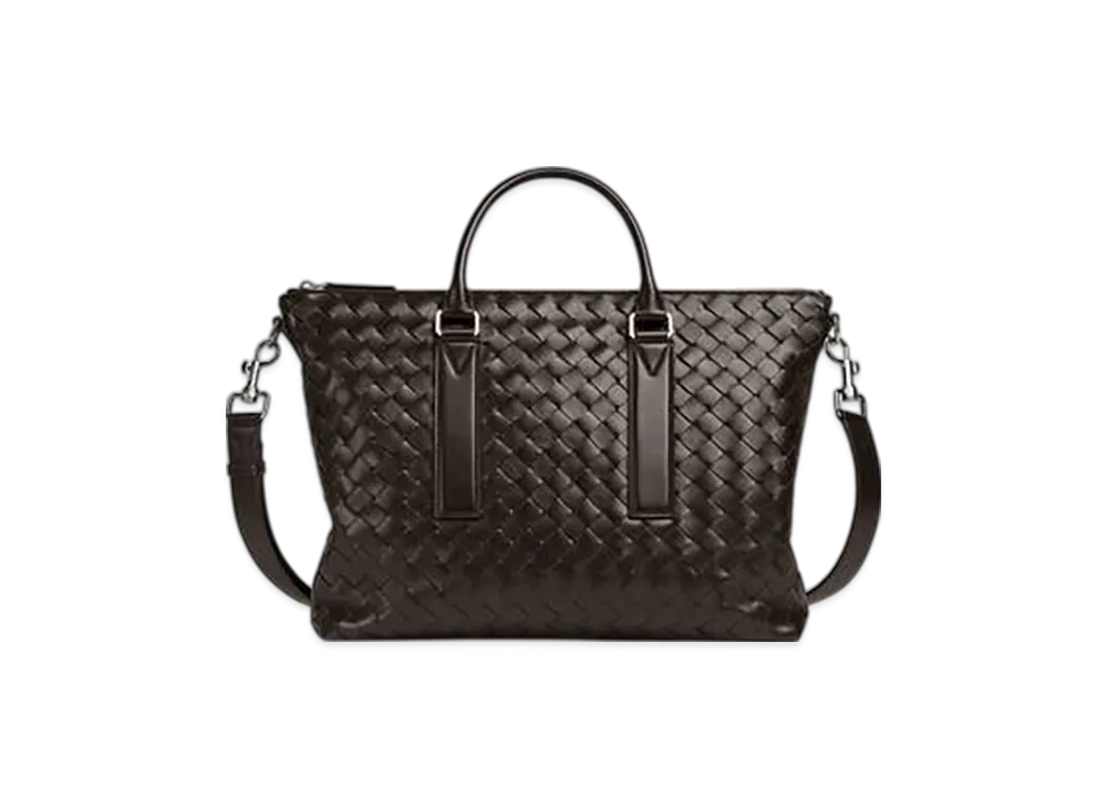 Bottega Veneta Intrecciato Soft Briefcase "Fondant"