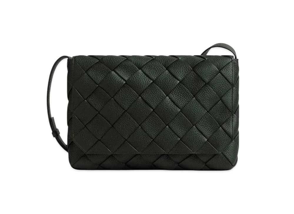 Bottega Veneta Large Diago "Dark Green"