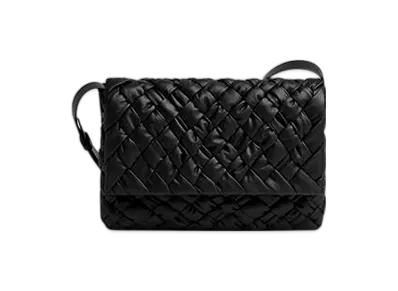 Bottega Veneta Rumple Messenger "Black"