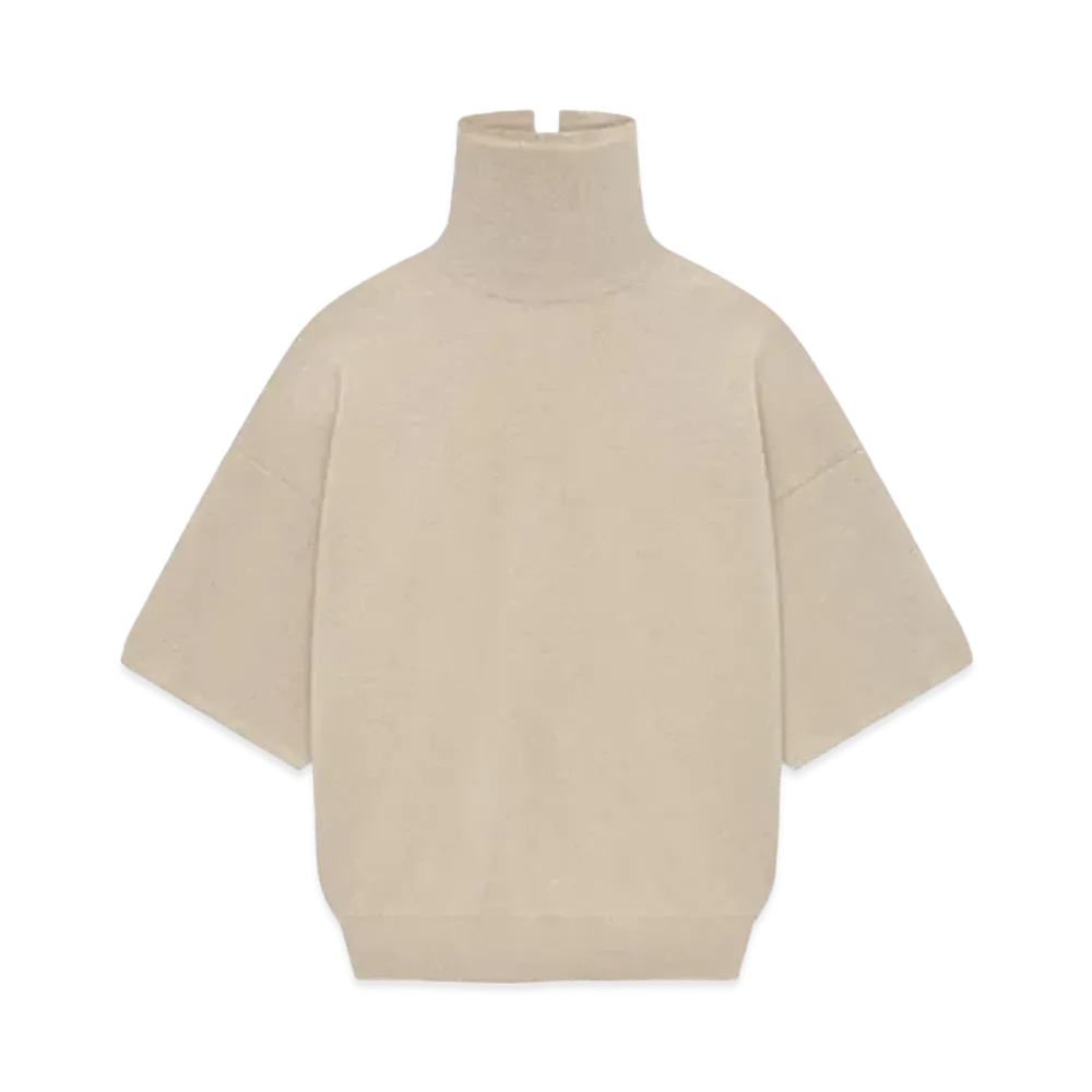 FEAR OF GOD Merino Knit High Neck Tee "Tan"