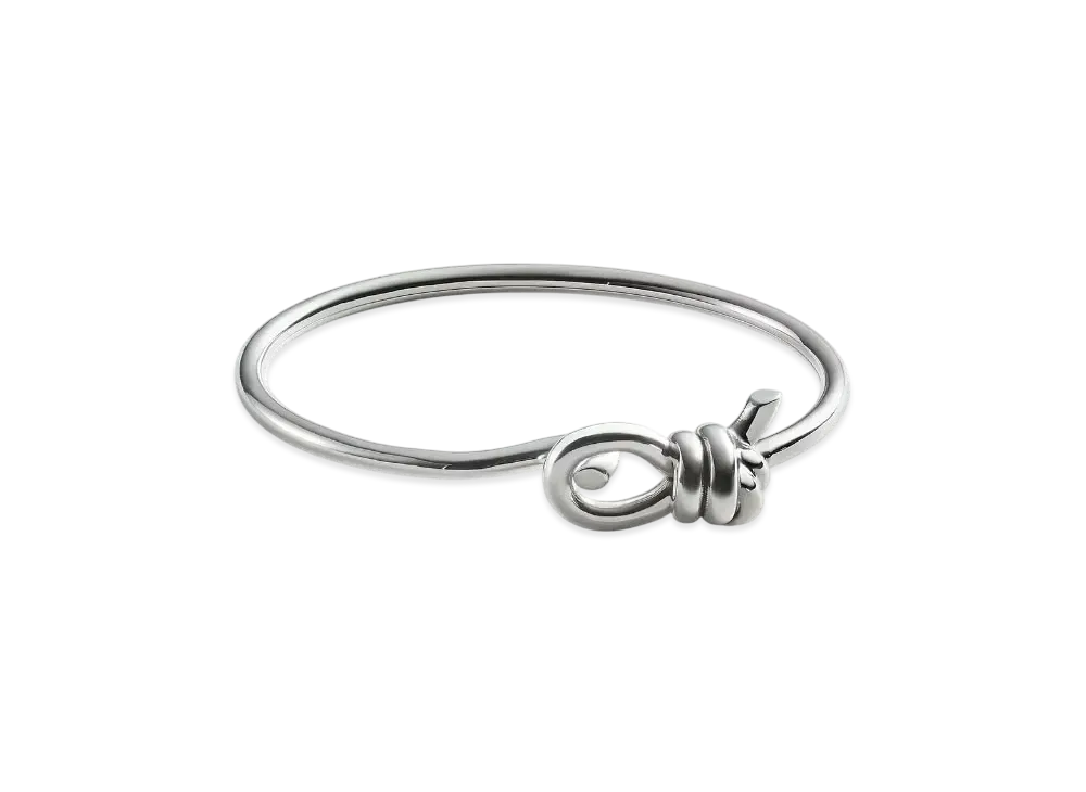 Bottega Veneta Knot Bracelet "Silver"