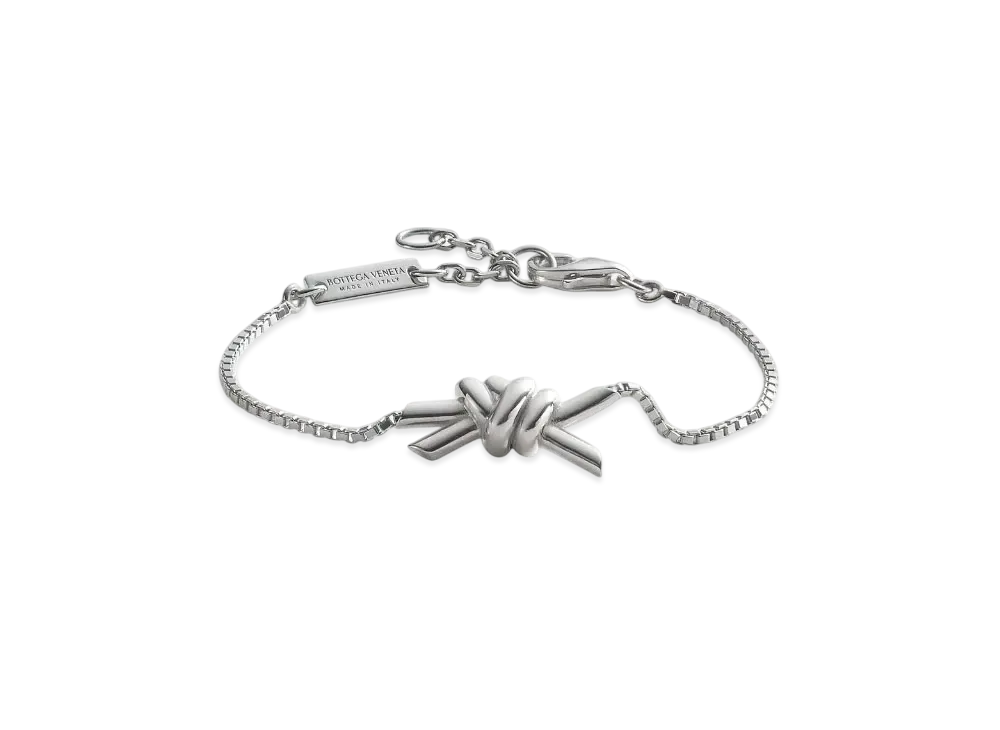 Bottega Veneta Knot Bracelet "Silver"