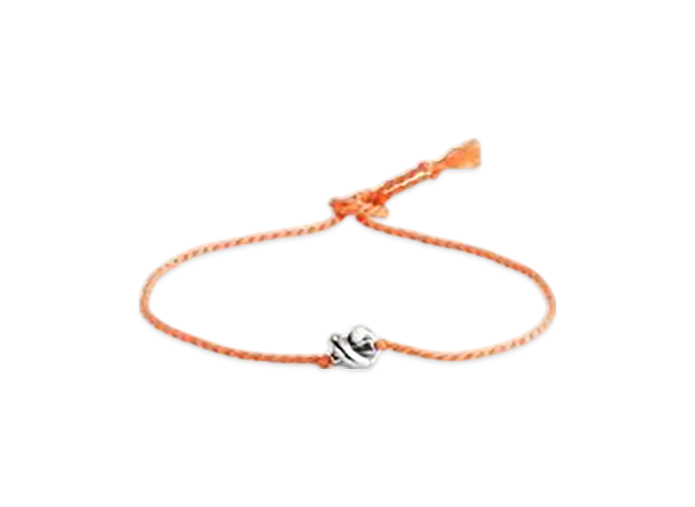 Bottega Veneta Friendship Bracelet "Orange"