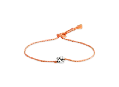 Bottega Veneta Friendship Bracelet "Orange"