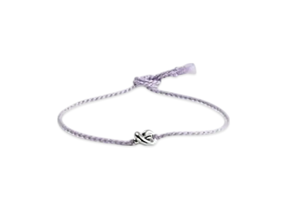 Bottega Veneta Friendship Bracelet "Lilac"