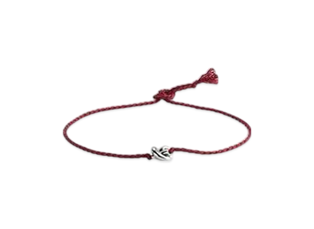 Bottega Veneta Friendship Bracelet "Bordeaux"