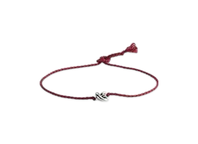 Bottega Veneta Friendship Bracelet "Bordeaux"