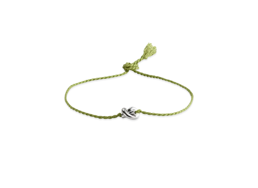 Bottega Veneta Friendship Bracelet "Avocado"