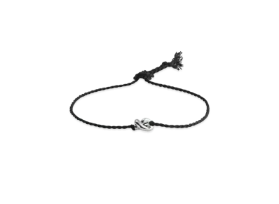 Bottega Veneta Friendship Bracelet "Black"