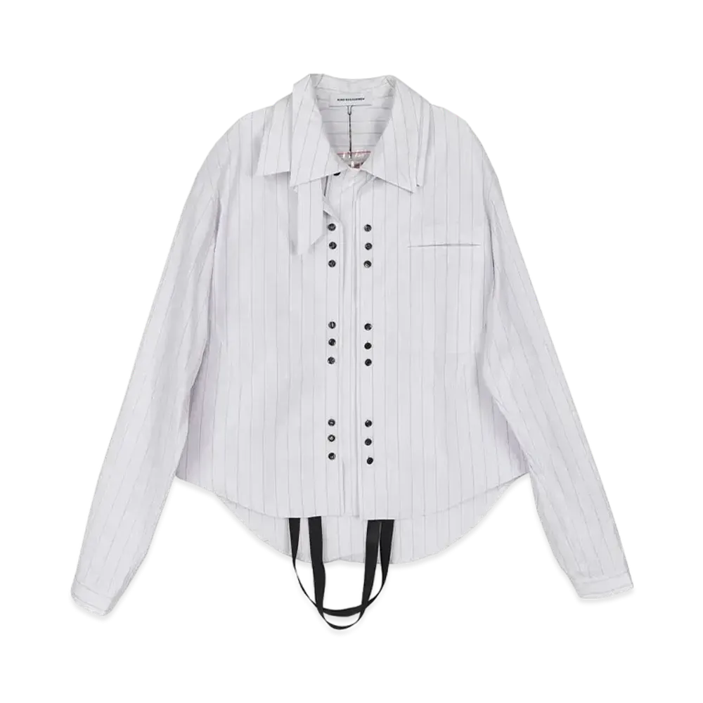 KIKO KOSTADINOV Tonino Shirt Jacket "Wide Beige Stripe"