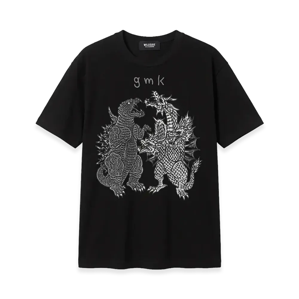 WILDSIDE Yohji Yamamoto x IZUMONSTER GMK T-shirt "Black"