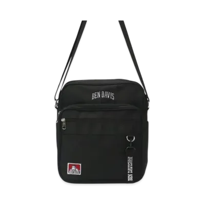 BEN DAVIS Shoulder Bag For Women, Men, Kids, School, Stylish, Sacoche "Black"
