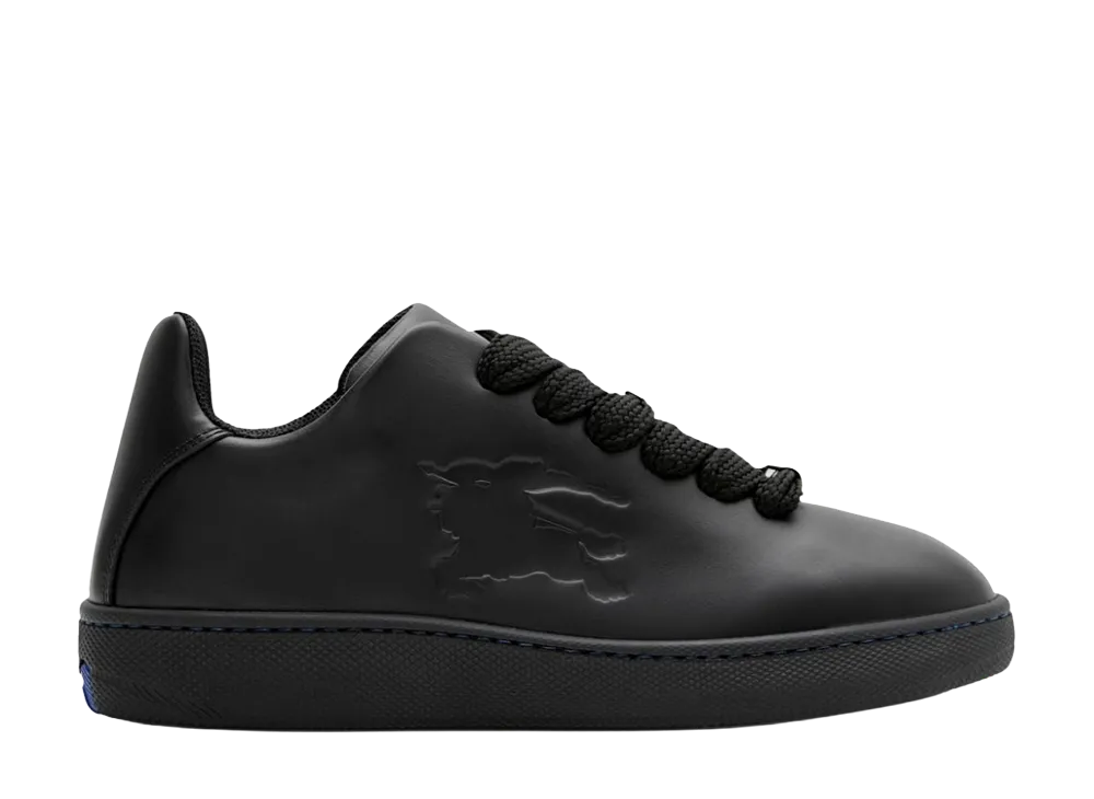 Burberry Leather Box Sneakers "Black"