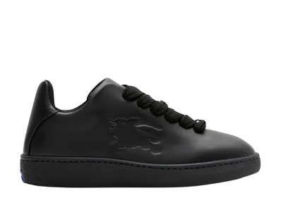 Burberry Leather Box Sneakers "Black"