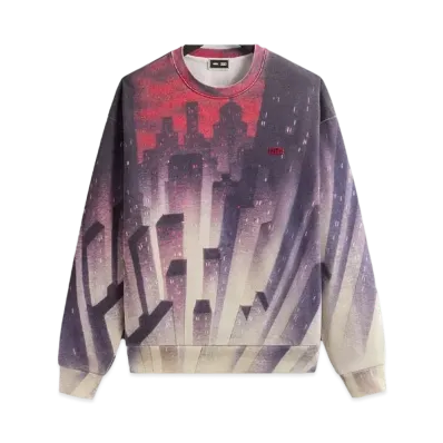 Kith x Batman Animated City Vintage Nelson Crewneck "Allure"