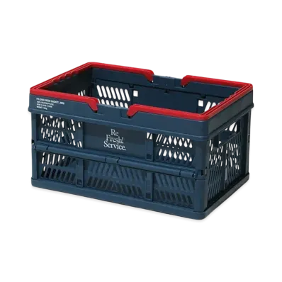 FreshService Sauna Folding Mesh Basket "Navy"