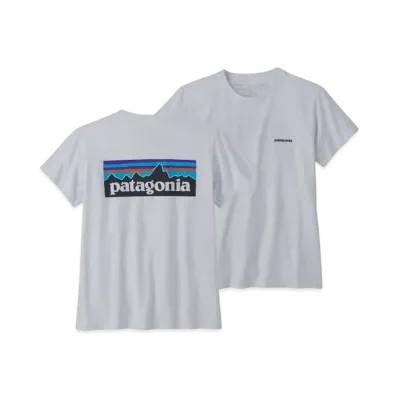 Patagonia Women's P-6 Logo Responsibility "White"