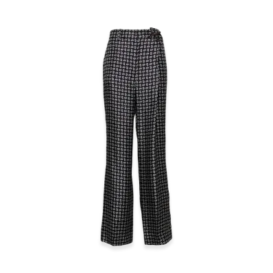 PRADA Women's Gabardine Trousers "Blue"