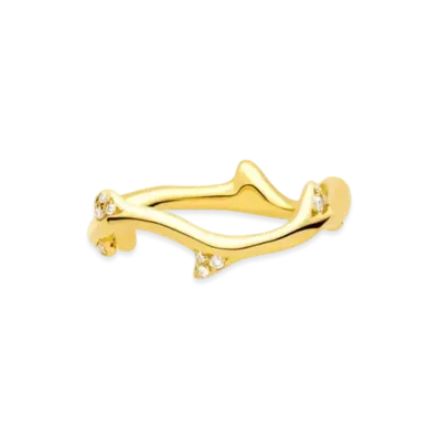 Dior Bois de Rose Earrings Ring "Yellow Gold/Diamond"