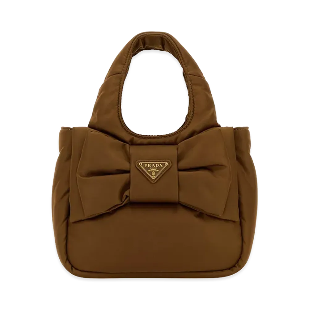 PRADA Women's Re-Nylon Mini Handbag "Camel"