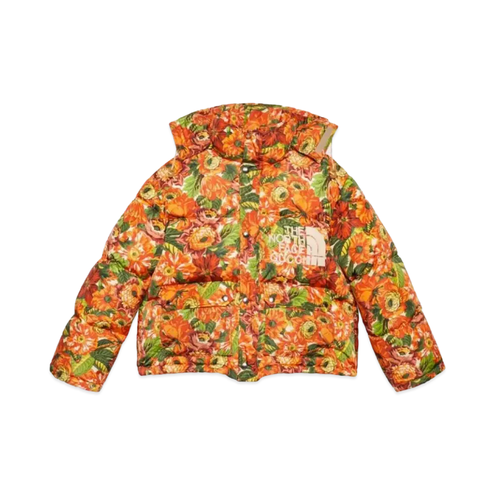 GUCCI x The North Face Nylon Bomber Jacket "Orange"