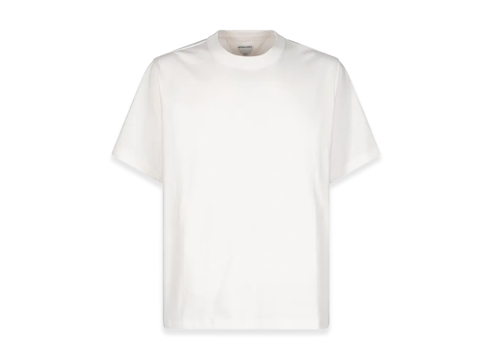Bottega Veneta Checkered T-Shirt Made Of Soft Cotton Jersey "White"