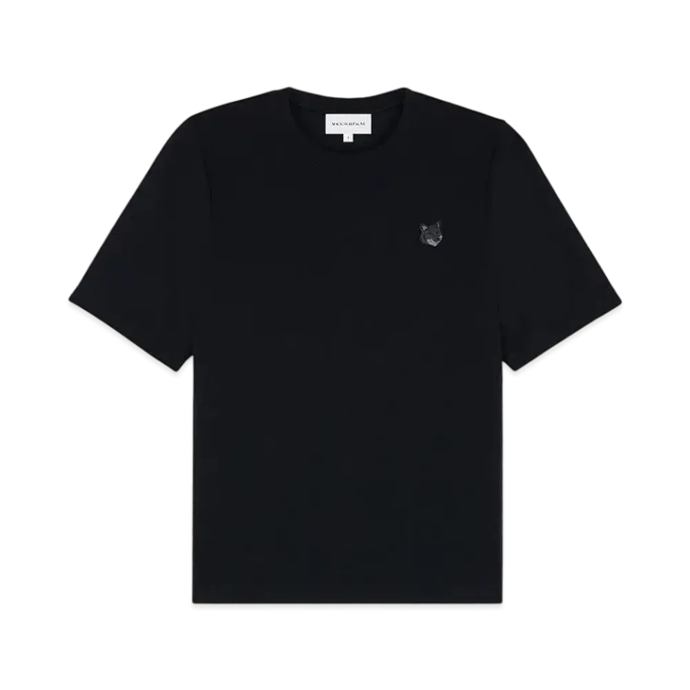 Maison Kitsune Bold Fox Head Patch Comfort T-Shirt "Black"