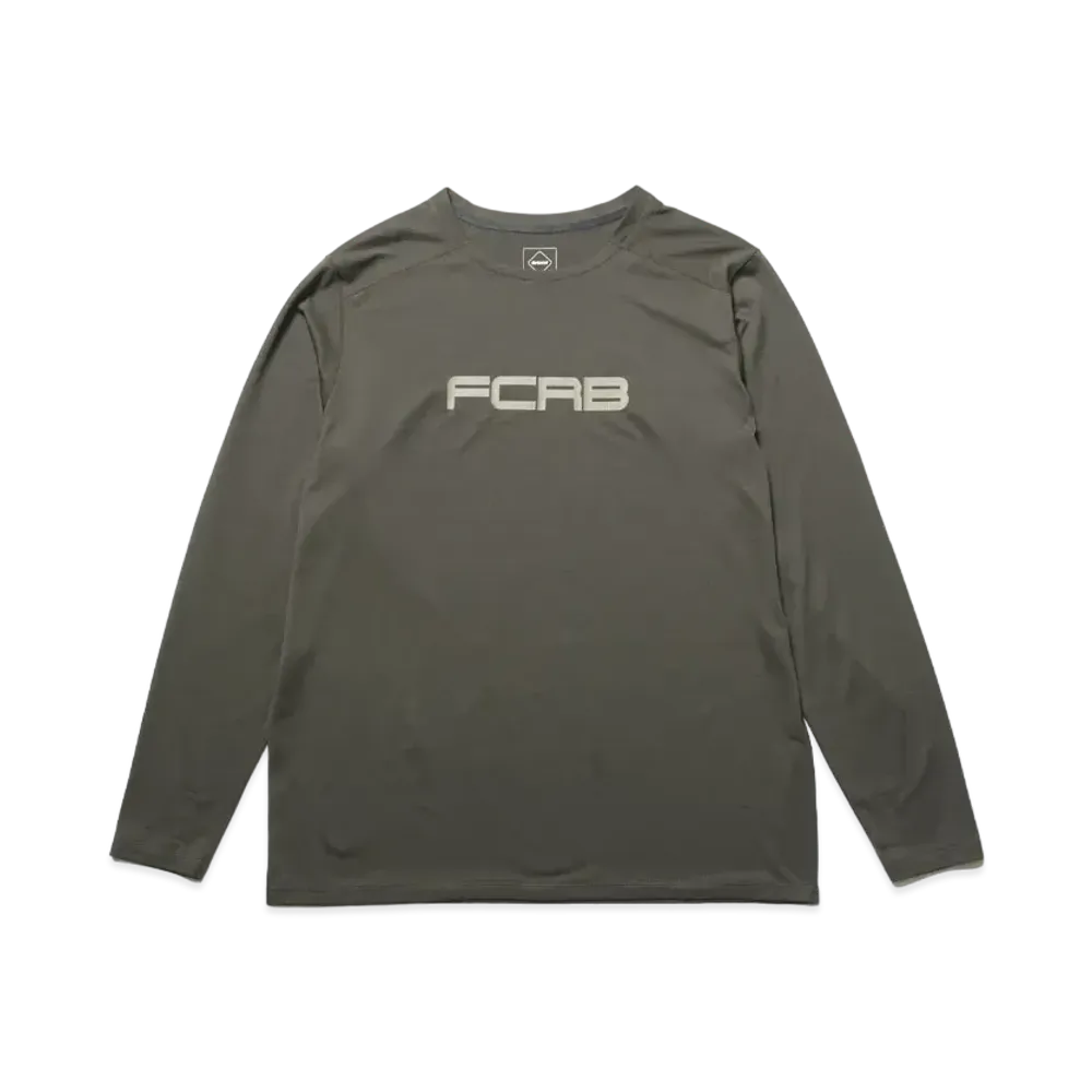 F.C.Real Bristol Tech Long Sleeve Tee "Khaki"