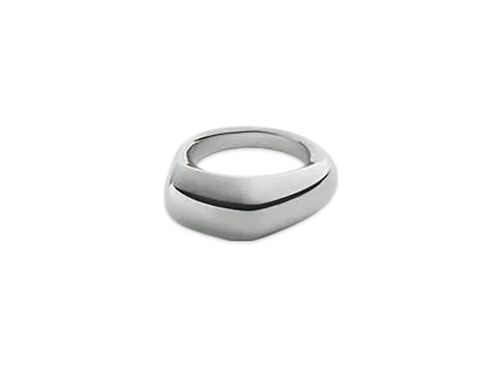 Bottega Veneta Small Fin Ring "Silver"