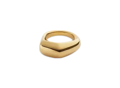 Bottega Veneta Small Fin Ring "Yellow Gold"